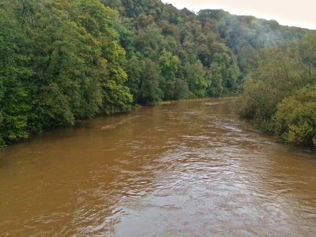 The first of the Wye's October spates